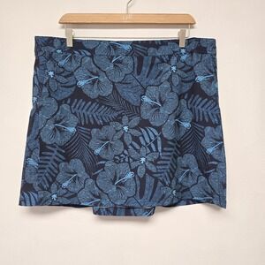 Ripskirt Hawaii Skirt Mini XXL Tropical Floral Printed Wrap Around Hiking Womens
